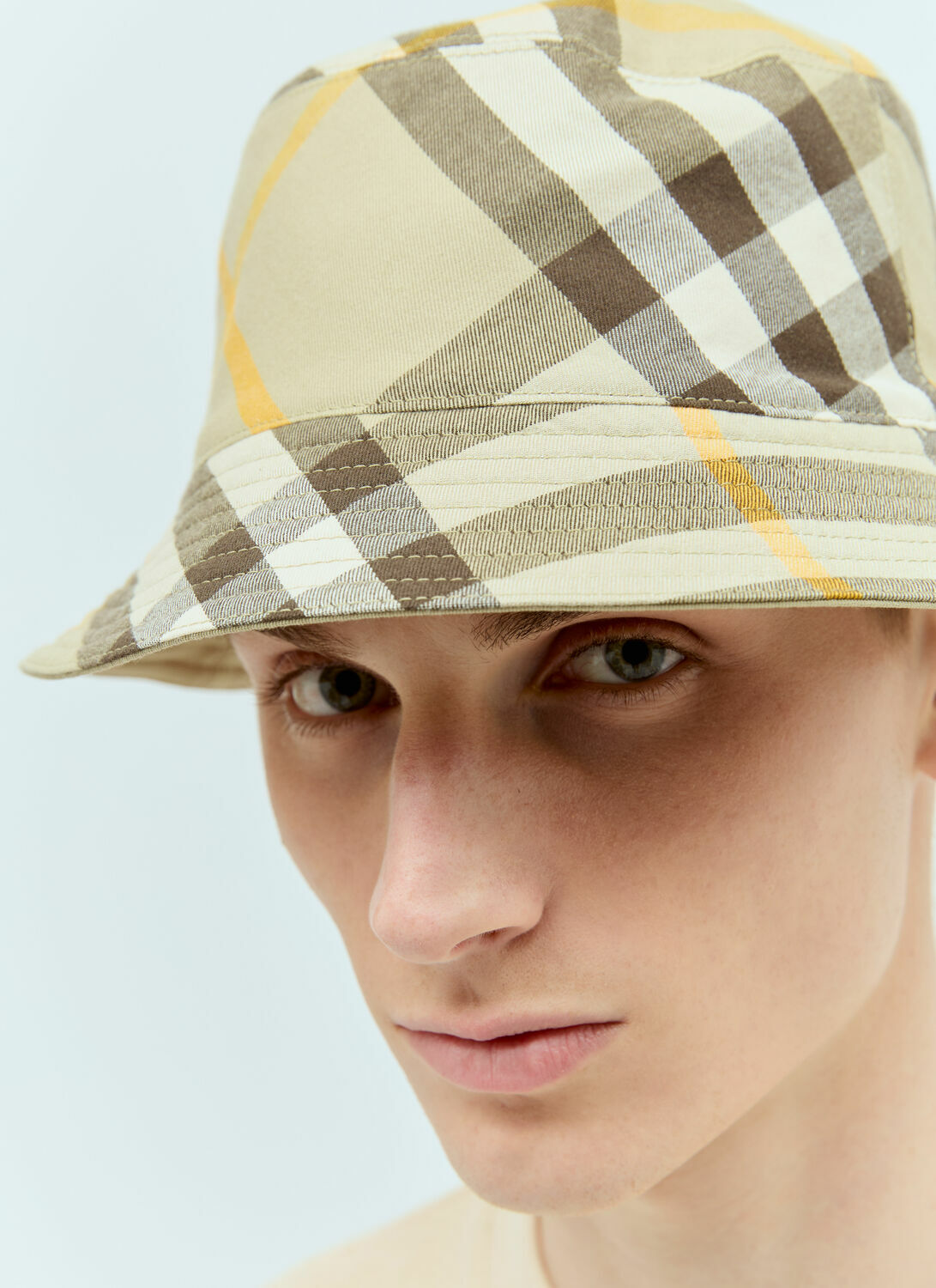 帽子 Burberry Reversible Highgrove Bucket Hat Reversible Highgrove Cotton Bucket Hat in Nutmeg - Men | Burberry
