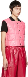 Bottega Veneta Pink Quilted Vest