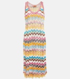 Missoni Mare Zig-zag knit beach dress
