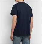 nonnative - Printed Cotton-Jersey T-Shirt - Navy