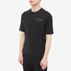 Moncler Grenoble Men's Technical Embossed Logo T-Shirt in Black