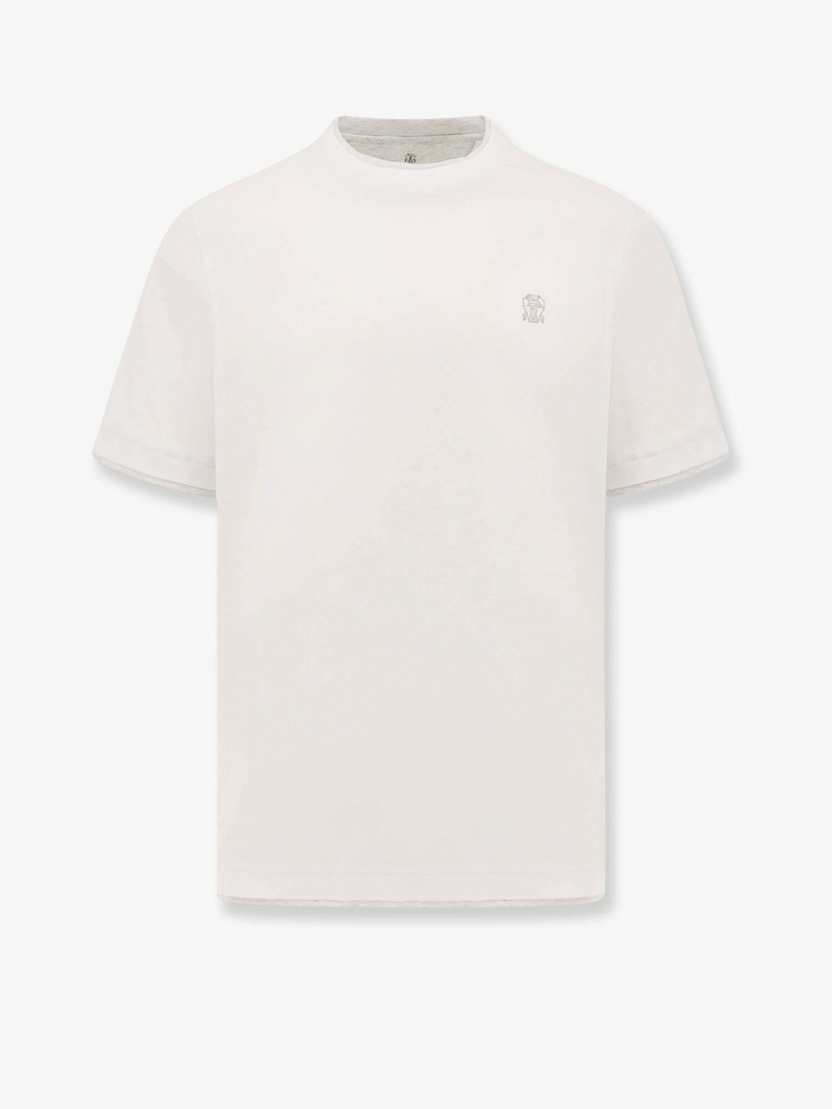 Brunello Cucinelli White T Shirt Mens Brunello Cucinelli