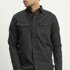 Maharishi Men's Hemp Custom Shirt in Black