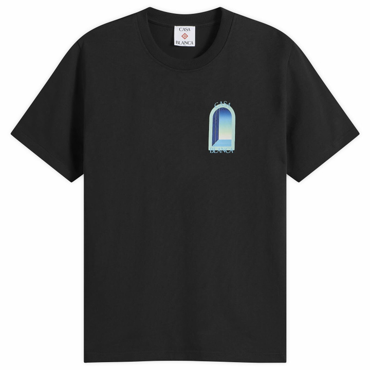 Photo: Casablanca Men's Gradient Arch T-Shirt in Black