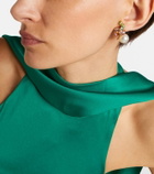 Jennifer Behr Vivi embellished floral earrings