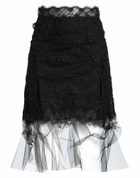 Ermanno Scervino Womens Midi skirt in Black