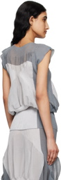 ISSEY MIYAKE Gray Shaped Nude T-Shirt