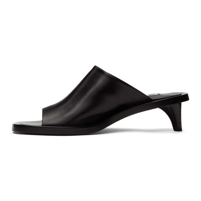 Jil Sander Black Slide Sandals Jil Sander