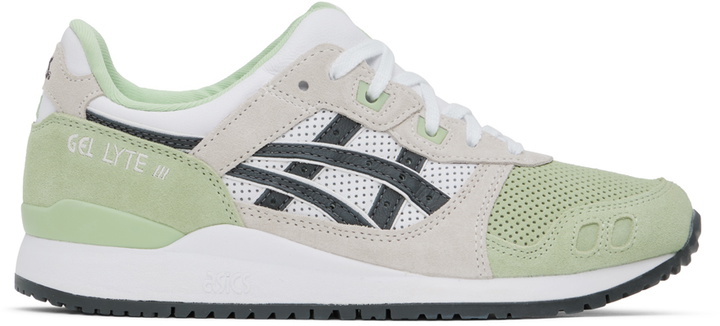 Photo: Asics Green & Off-White GEL-LYTE III OG Sneakers