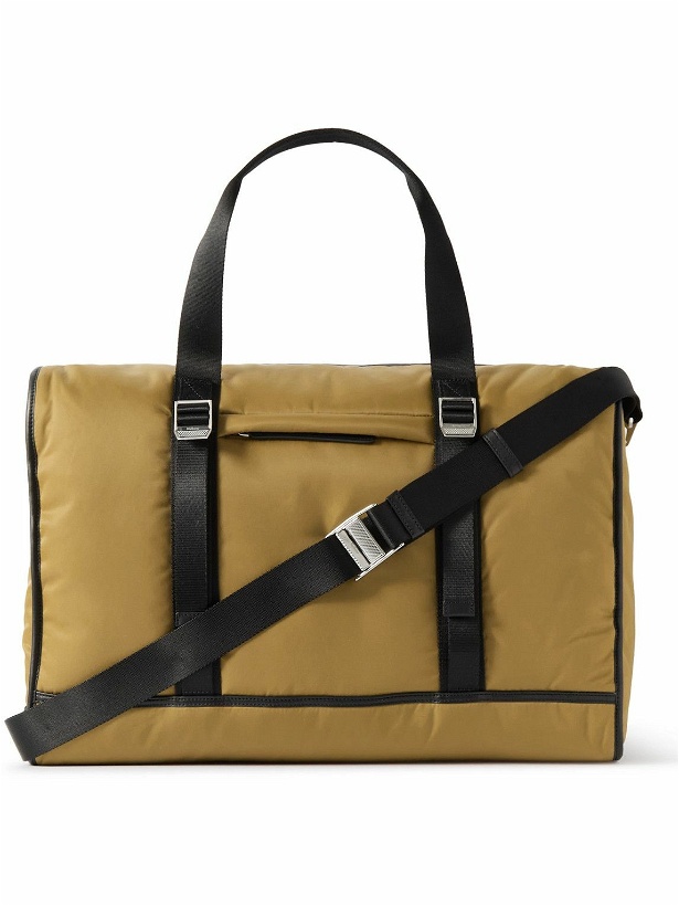 Photo: Mulberry - Leather-Trimmed Padded Recycled-Nylon Holdall