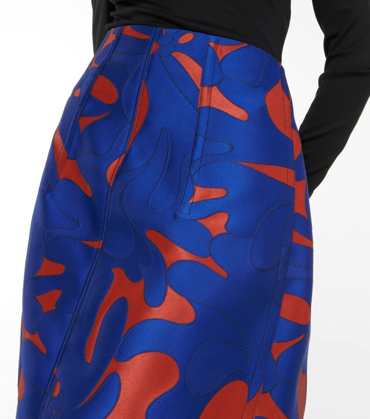 Moncler Genius - 2 Moncler 1952 floral jacquard midi skirt