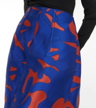Moncler Genius - 2 Moncler 1952 floral jacquard midi skirt