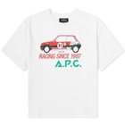 A.P.C. Women's Sally Car T-shirt in White