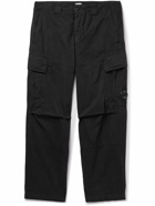 C.P. Company - Straight-Leg Cotton Cargo Trousers - Black