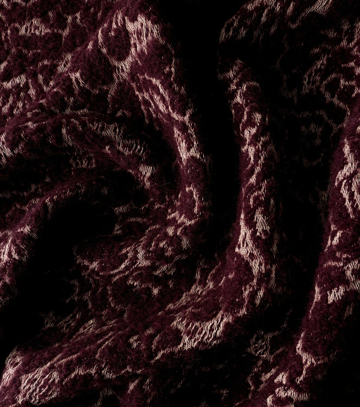 The House of Lyria Malghe wool and cotton-blend throw