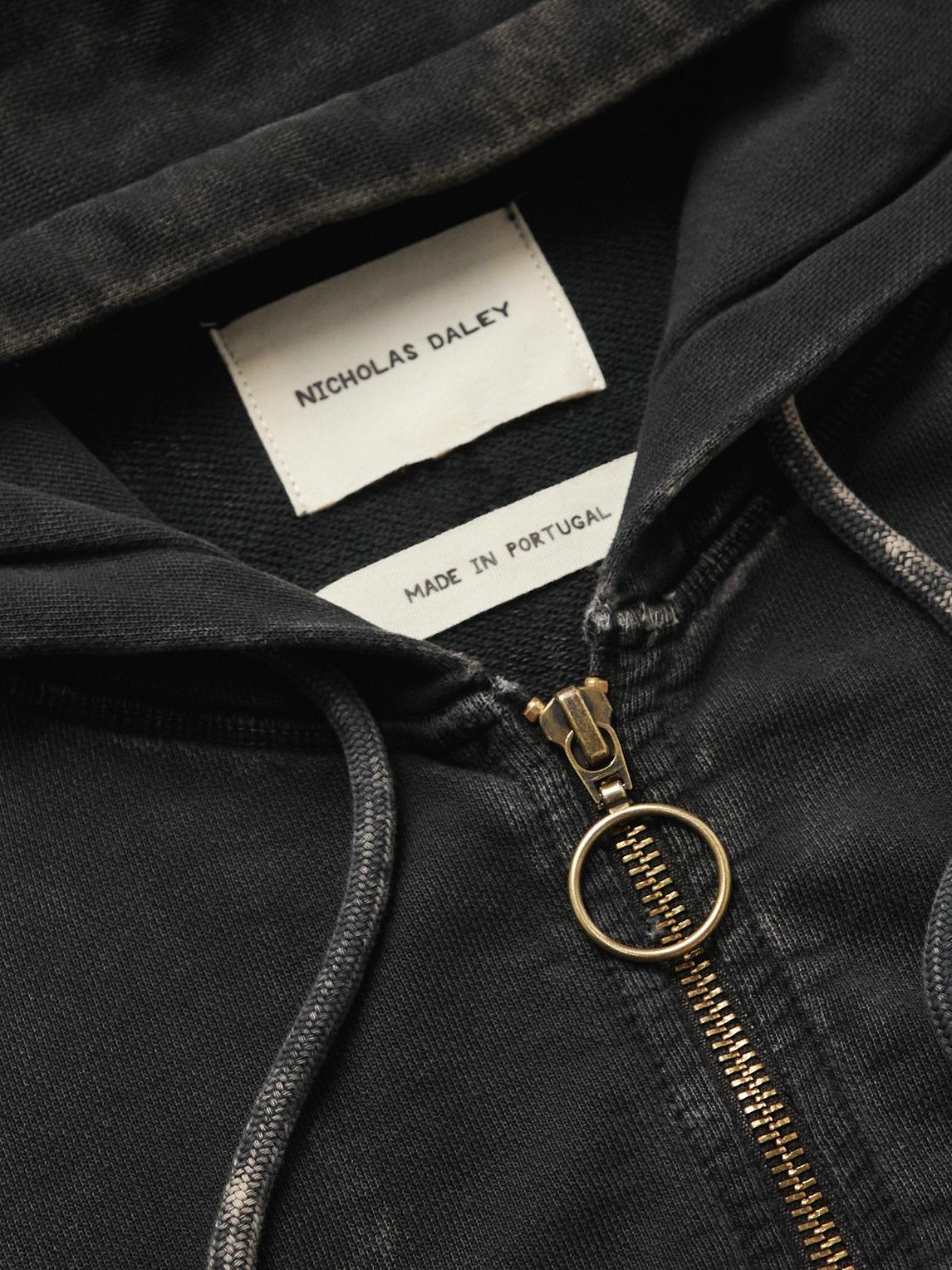 トップス GADID ANONIEM NICK BLACK Zip Up Hoodie GADID ANONIEM NICK Zip Hood Hoodie Long Sleeve