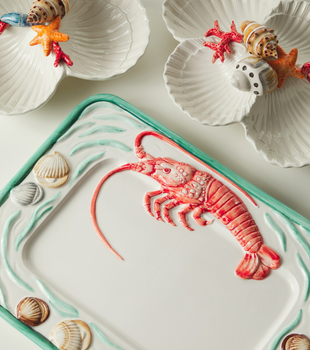 Les-Ottomans Menagerie D'Été ceramic tray