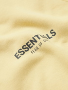 FEAR OF GOD ESSENTIALS - Logo-Print Cotton-Blend Jersey Sweatshirt - Neutrals