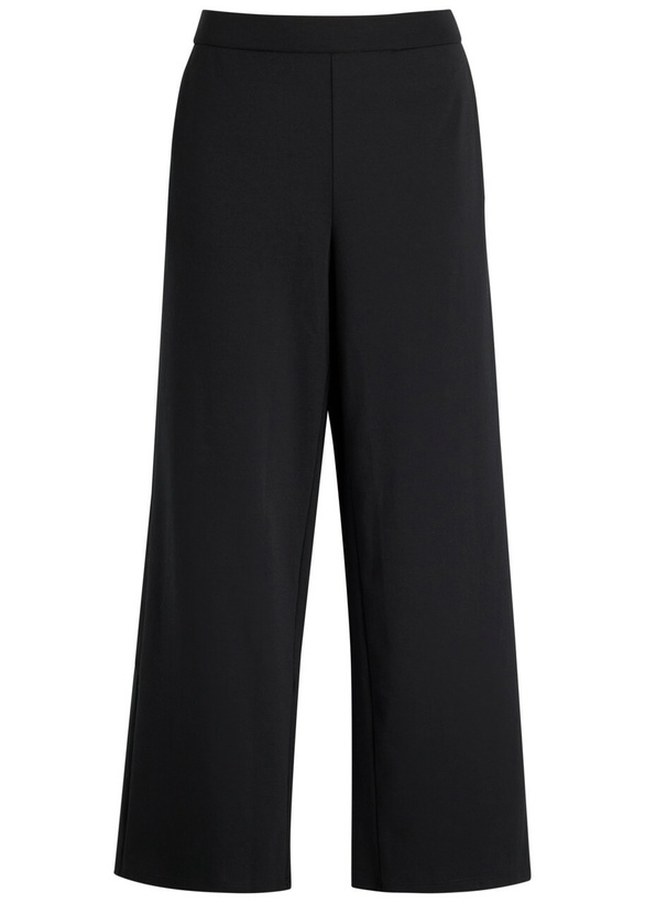 Photo: Eileen Fisher Cotton-blend Trousers Black