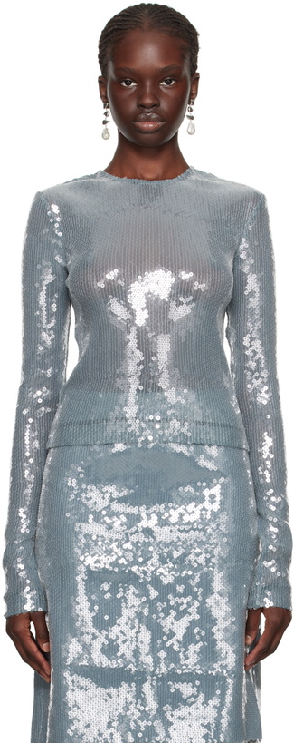 Photo: 16Arlington Blue Tanith Long Sleeve T-Shirt
