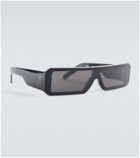 Rick Owens Gethsemane rectangular sunglasses