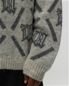 Misbhv M Argyle Knit Grey - Mens - Pullovers