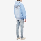 Purple Brand Men's Distressed Bubble Logo Hoody in Blue