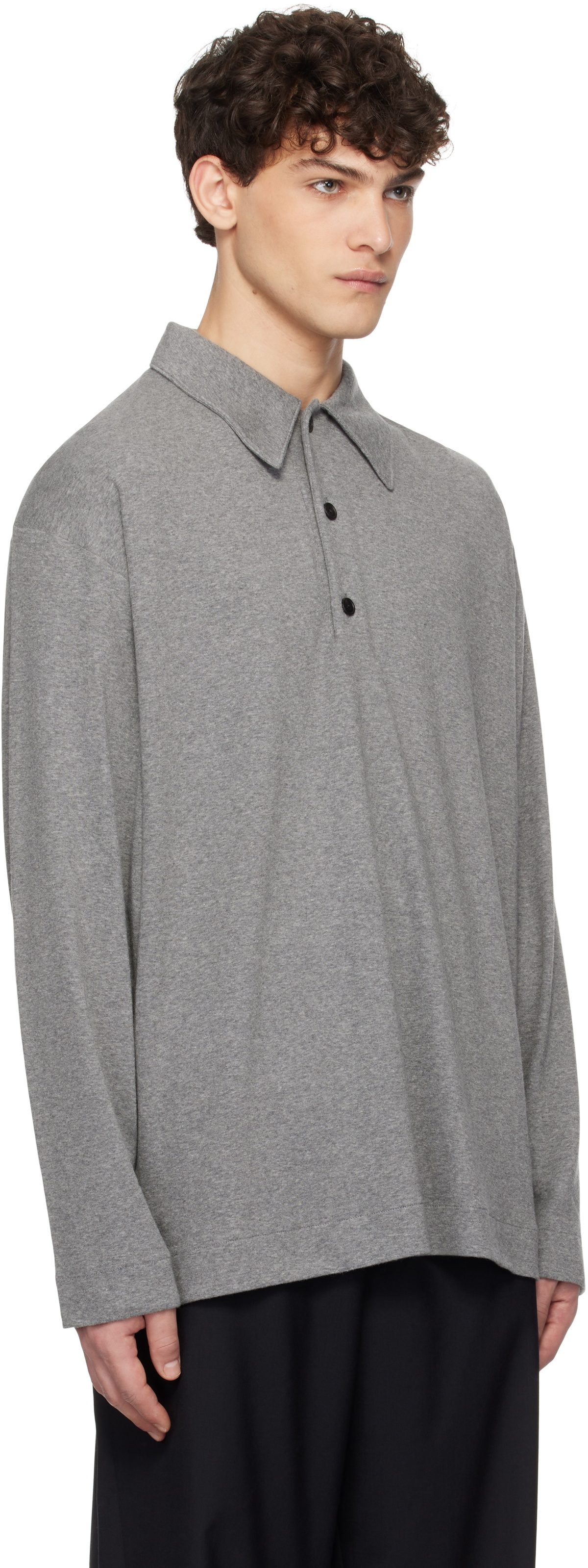 The Row Gray Olafur Polo The Row The Row Gray Olafur Polo The Row