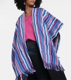 Missoni Zig Zag wool-blend cape