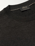 Brioni - Cashmere and Silk-Blend T-Shirt - Gray