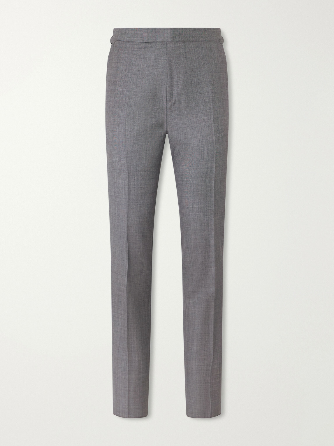 TOM FORD - Shelton Straight-Leg Wool-Twill Suit Trousers - Gray