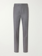 TOM FORD - Shelton Straight-Leg Wool-Twill Suit Trousers - Gray