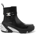 1017 ALYX 9SM - Leather and Silver-Tone Chelsea Boots - Black