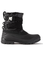 Moncler - Summus Webbing-Trimmed Nylon and Rubber Snow Boots - Black