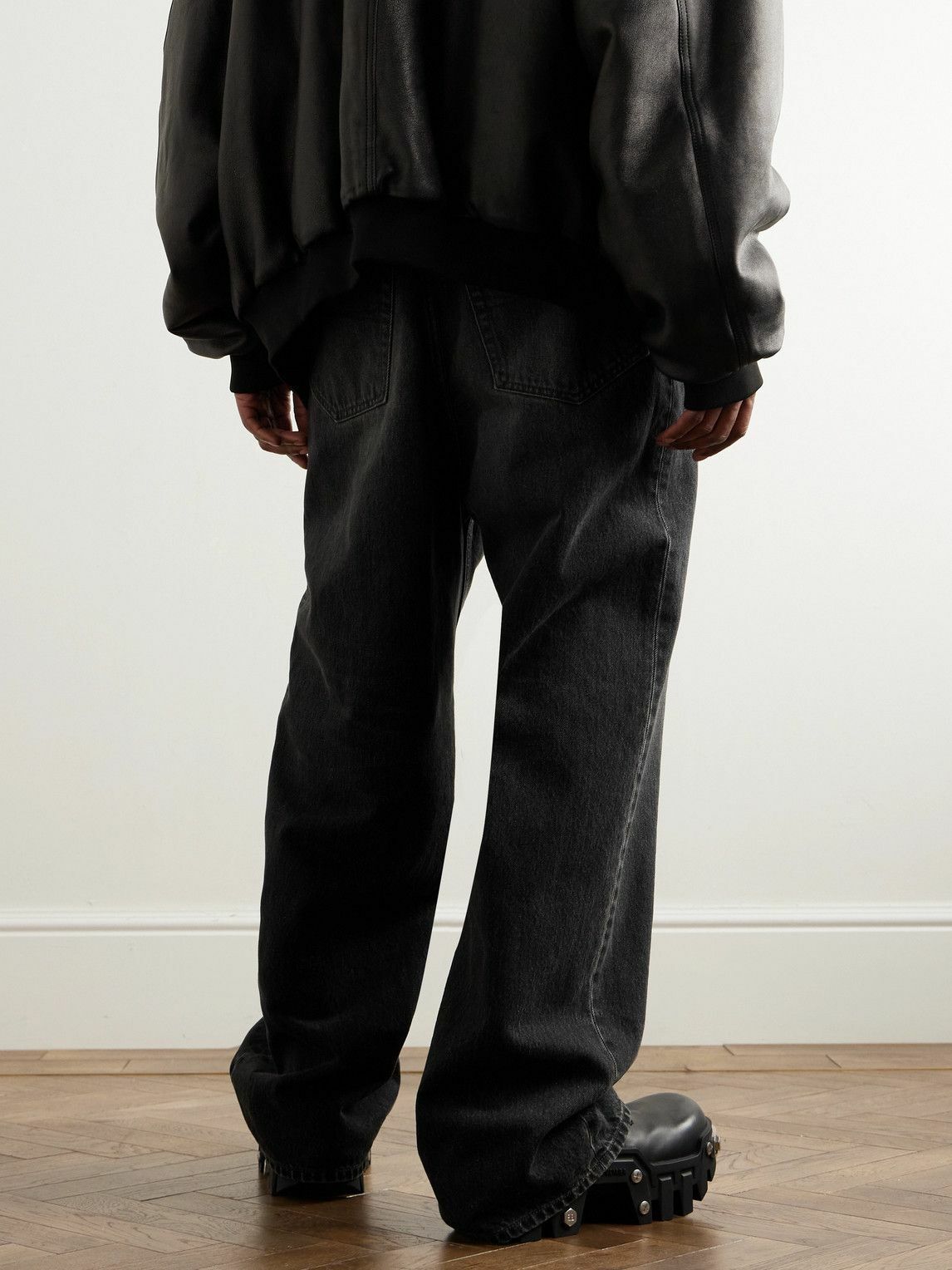 Balenciaga - Wide-Leg Jeans - Black