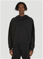 Bubble Hooded Sweatshirt in Black