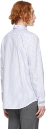 PS by Paul Smith White & Blue Tailored Pinstripe Shirt