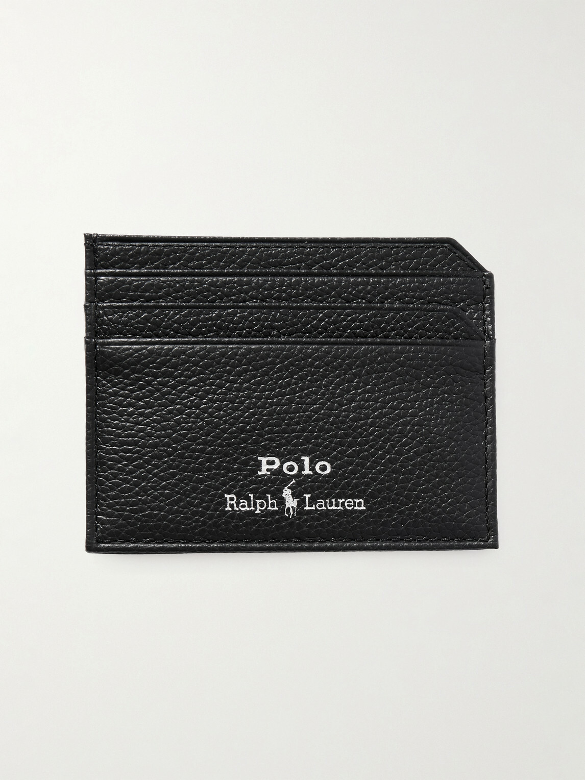 Polo Ralph Lauren - Small Logo-Print Full-Grain Leather Cardholder