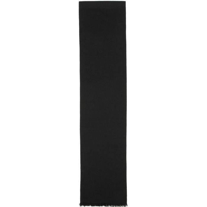 Photo: Lemaire Black Wool Scarf