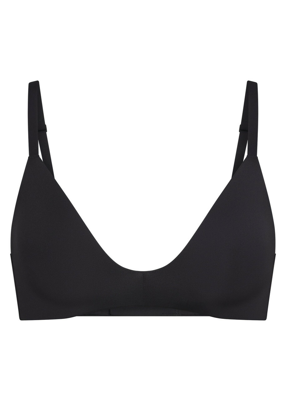 Skims Wireless Stretch-jersey T-shirt bra Black