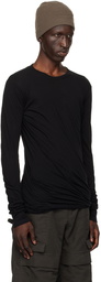 Rick Owens Black Porterville Double Long Sleeve T-Shirt