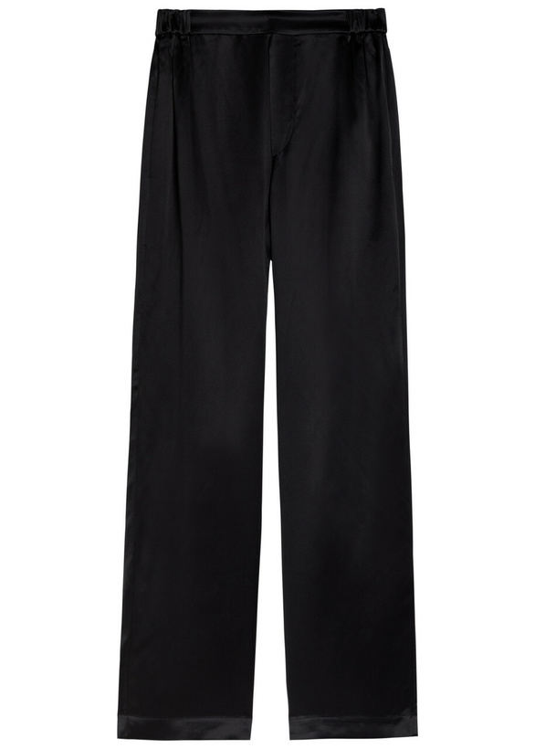 Photo: Delos Gilbert Silk Trousers Black