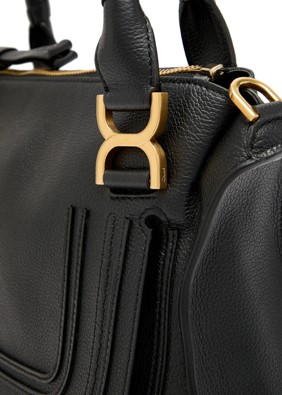 Chloe Marcie Medium Grained Leather Tote bag - Black - One Size