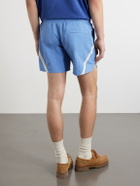 Cherry Los Angeles - Logo-Printed Woven Straight-Leg Shorts - Blue