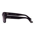 Tom Ford Black and Grey Matte Polarized Sunglasses
