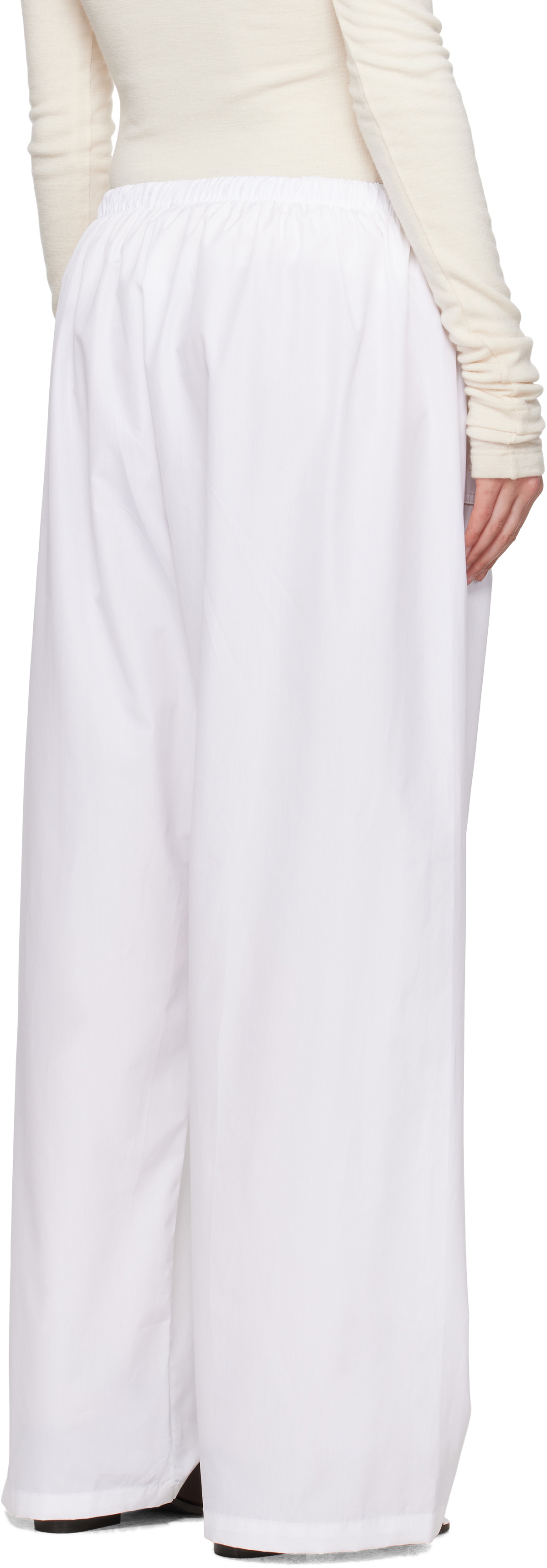 Gabriela Coll Garments White No.287 Trousers