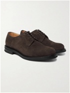 CHURCH'S - Shannon Suede Derby Shoes - Brown