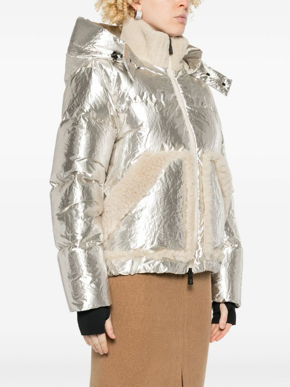 【lowkey】MONCLER モンクレール アイボリー 雪の結晶 Moncler Grenoble Trevelin Puffer Jacket Moncler Grenoble