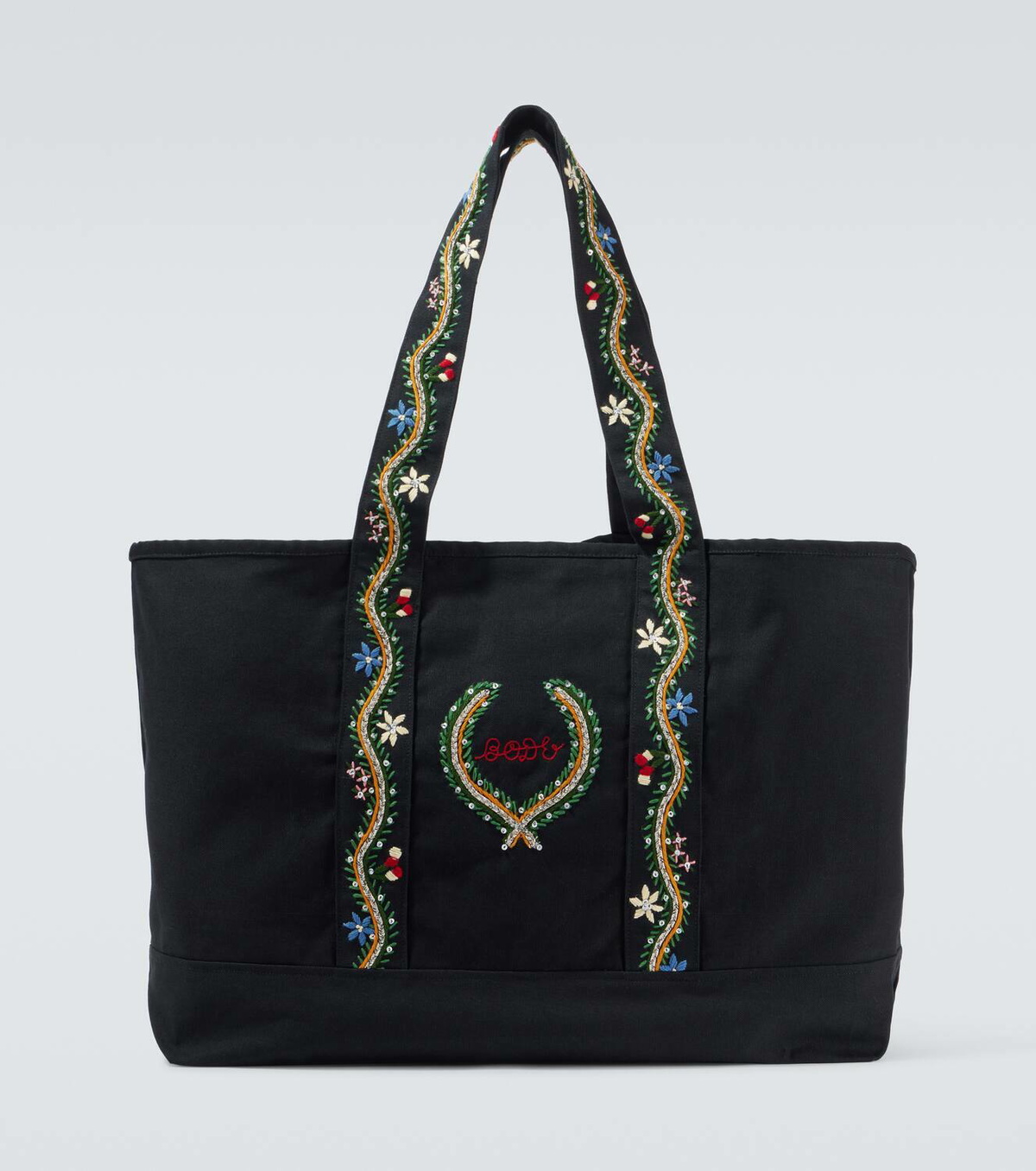 Bode Alpineflower sequined tote bag