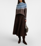 Staud Zane Fair Isle wool-blend sweater